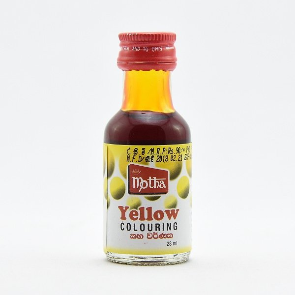 Motha Yellow Colouring 28ml