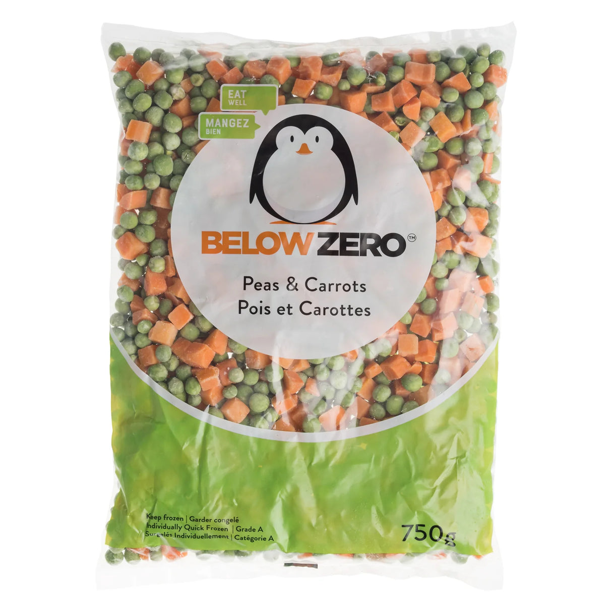 Below Zero Carrot & Pea 750g
