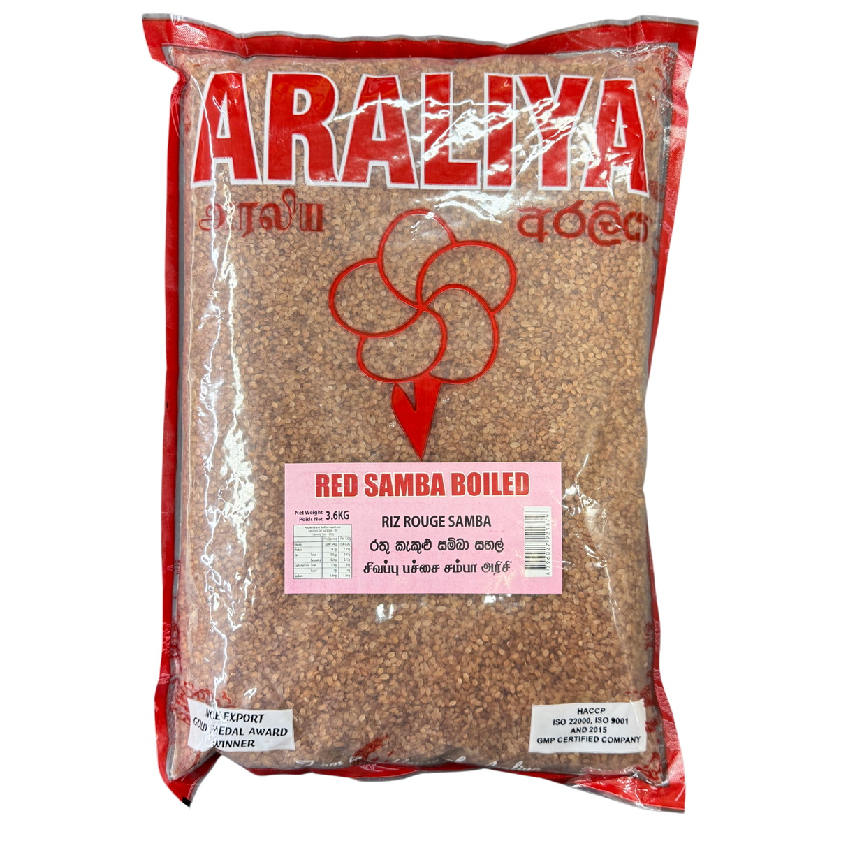 Araliya Red Samba Boiled Rice 8lb