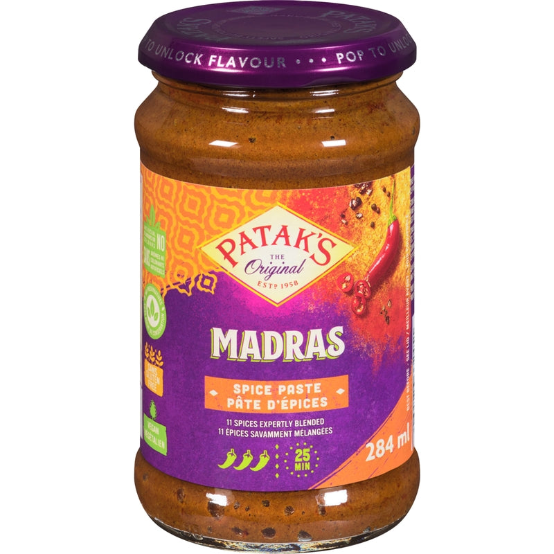 Patak's Madras Curry Paste 284ml