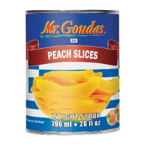 Mr.Goudas Peach Slices 796ml