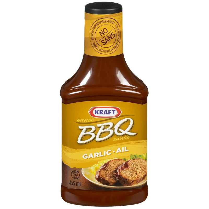 Kraft BBQ Sauce Garlic 455ml