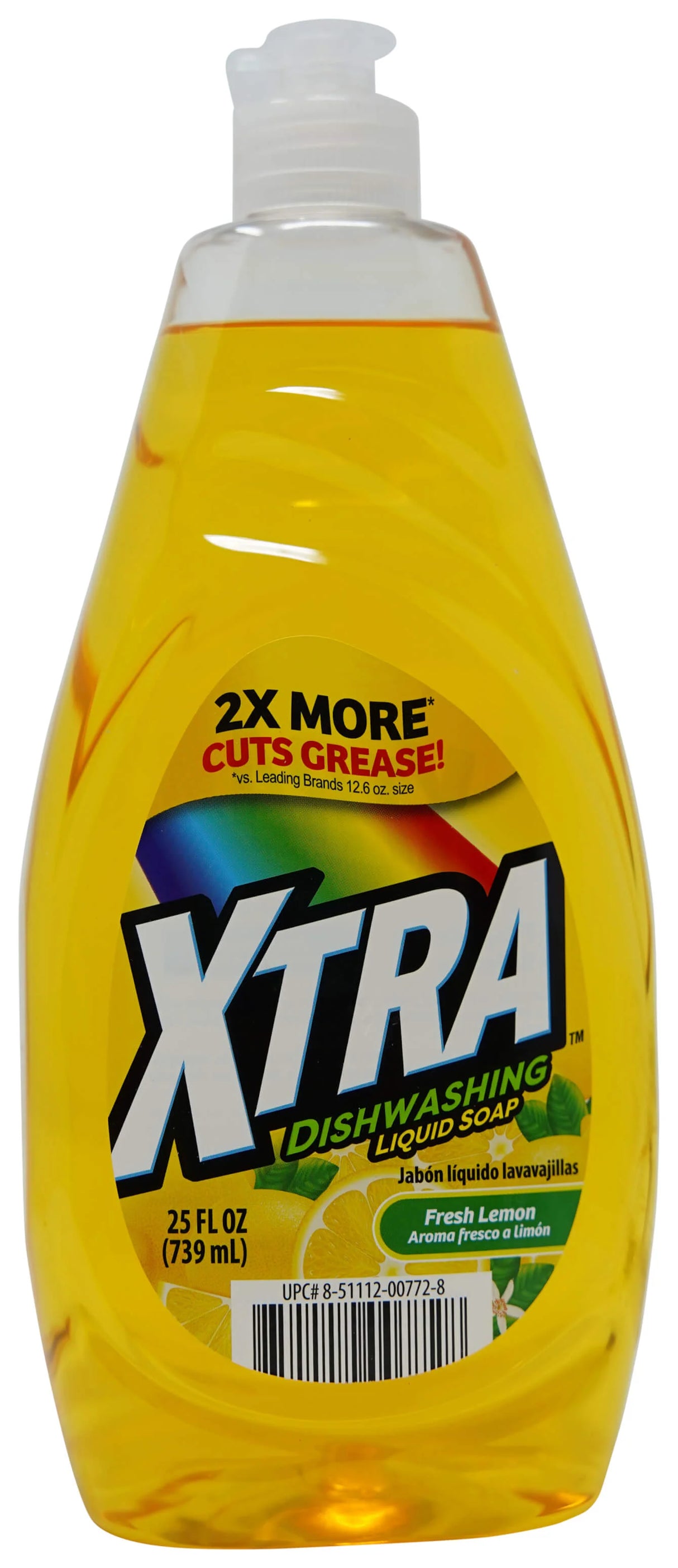 Xtra Dish Liquid 739ml Fresh Lemon