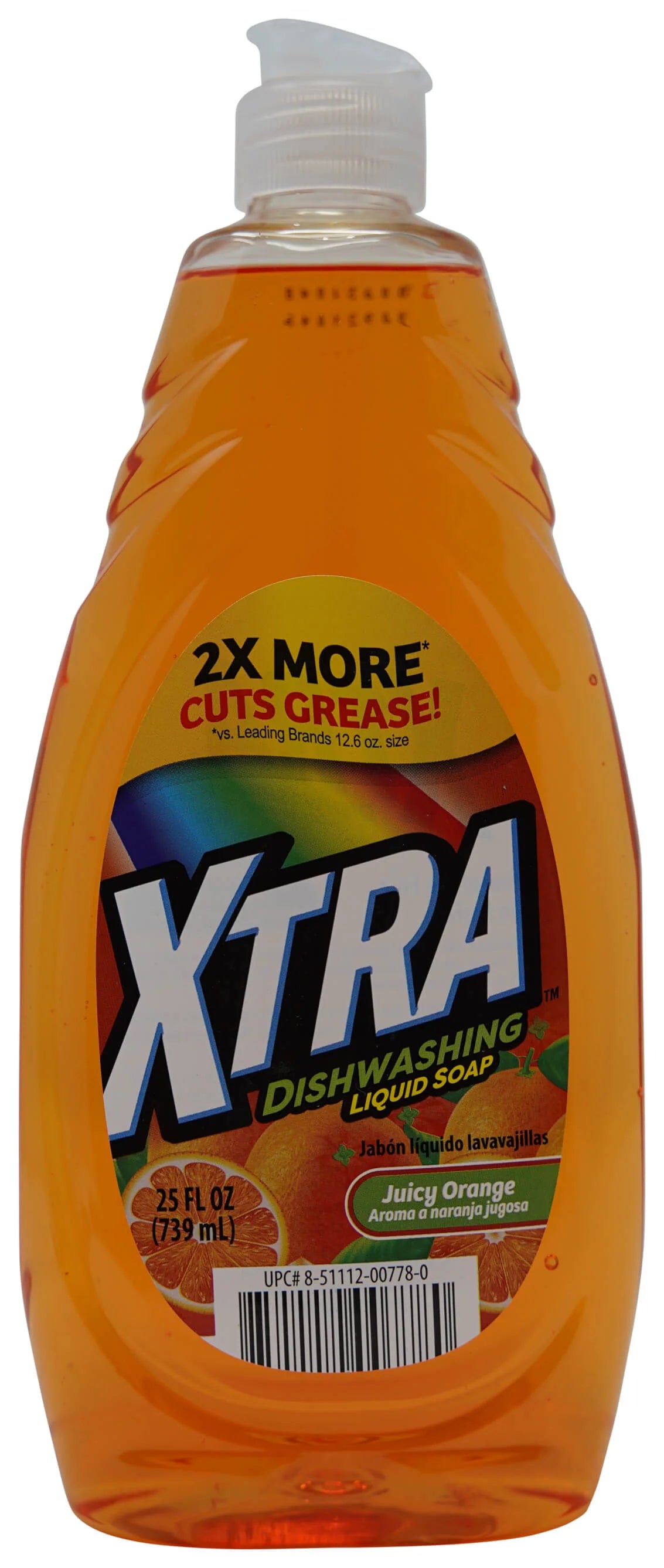 Xtra Dish Liquid 739ml Juicy Orange