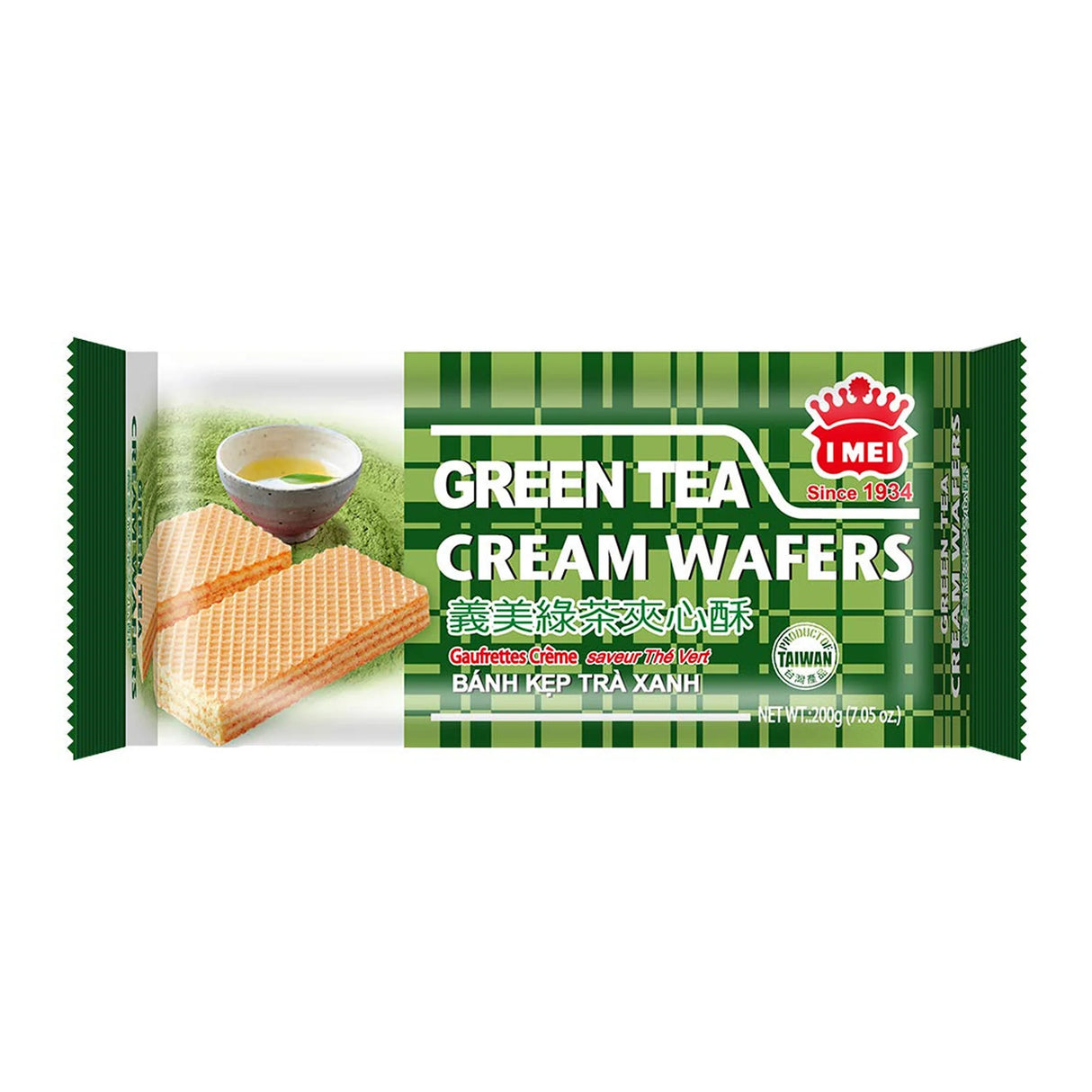 IMEI Green Tea Cream Wafers 200g