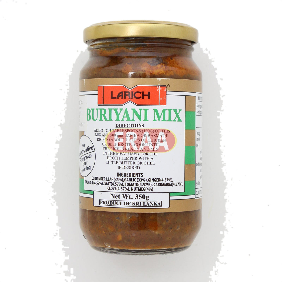 Larich Biriyani Mix 350g