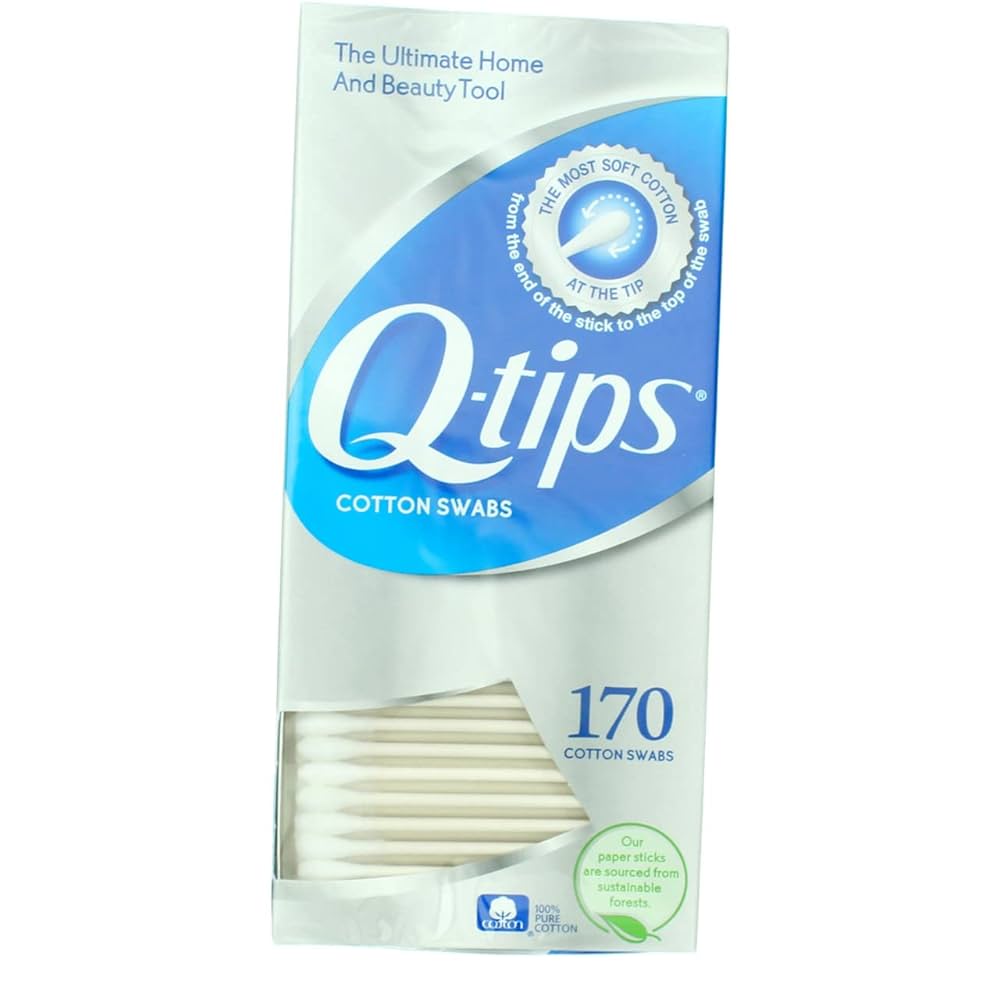 Q-tips Cotton Swabs (170Swabs)