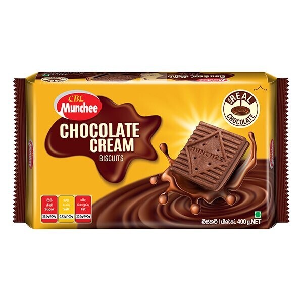 Munchee Chocolate Cream Biscuits 400g