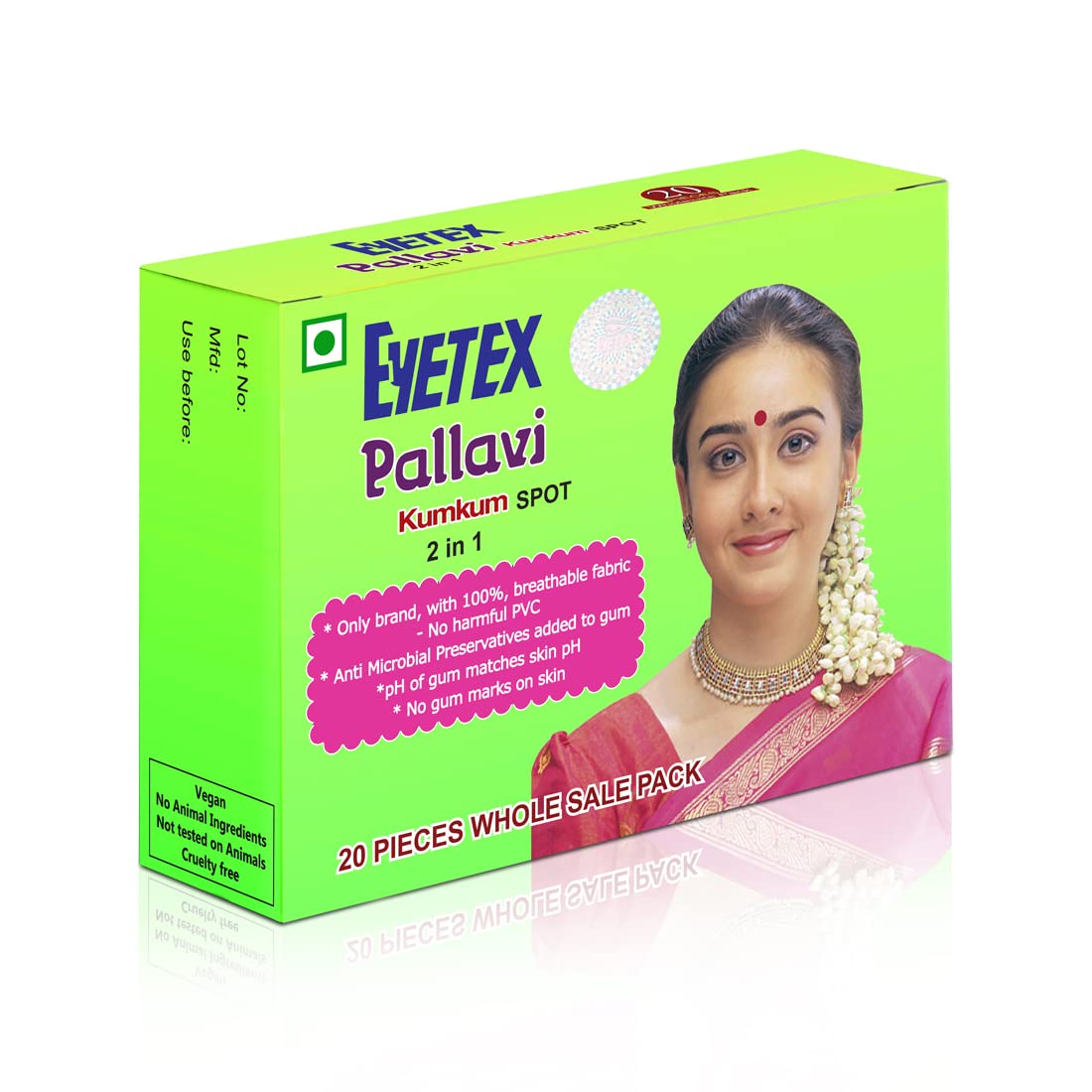 Eyetex Pallavi KumKum 20 Piece