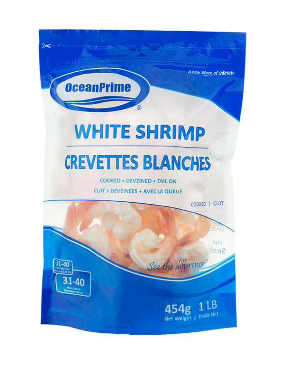 Ocean Prime White Pacific Shrimp 454g 31-40