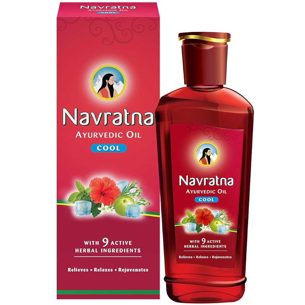 Navaratha Ayurvedic Oil Cool 180ml