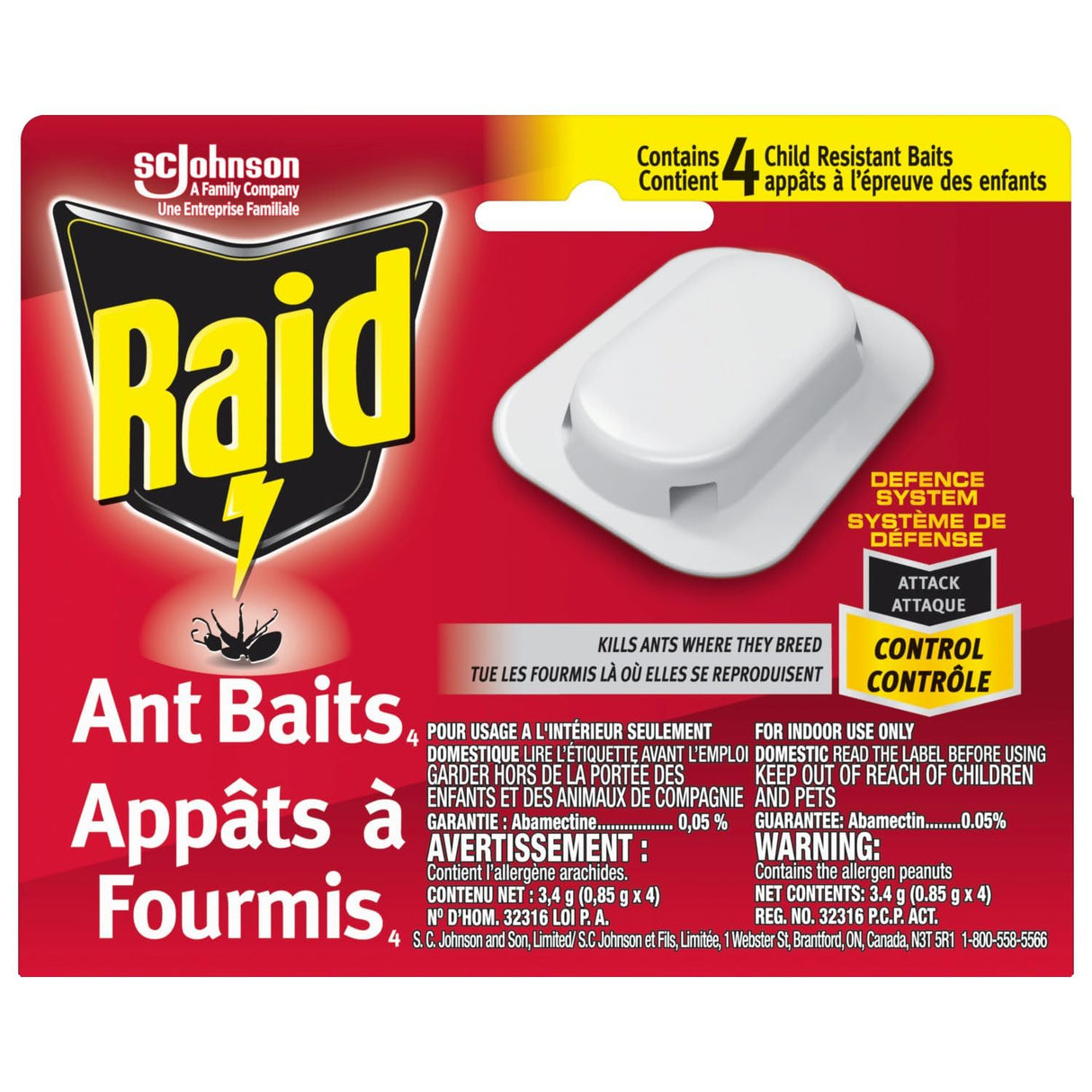 Raid Ant Baits 4 Baits