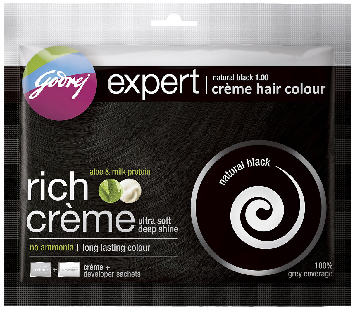 Godrej Expert Rich Creme Natural Black 20g