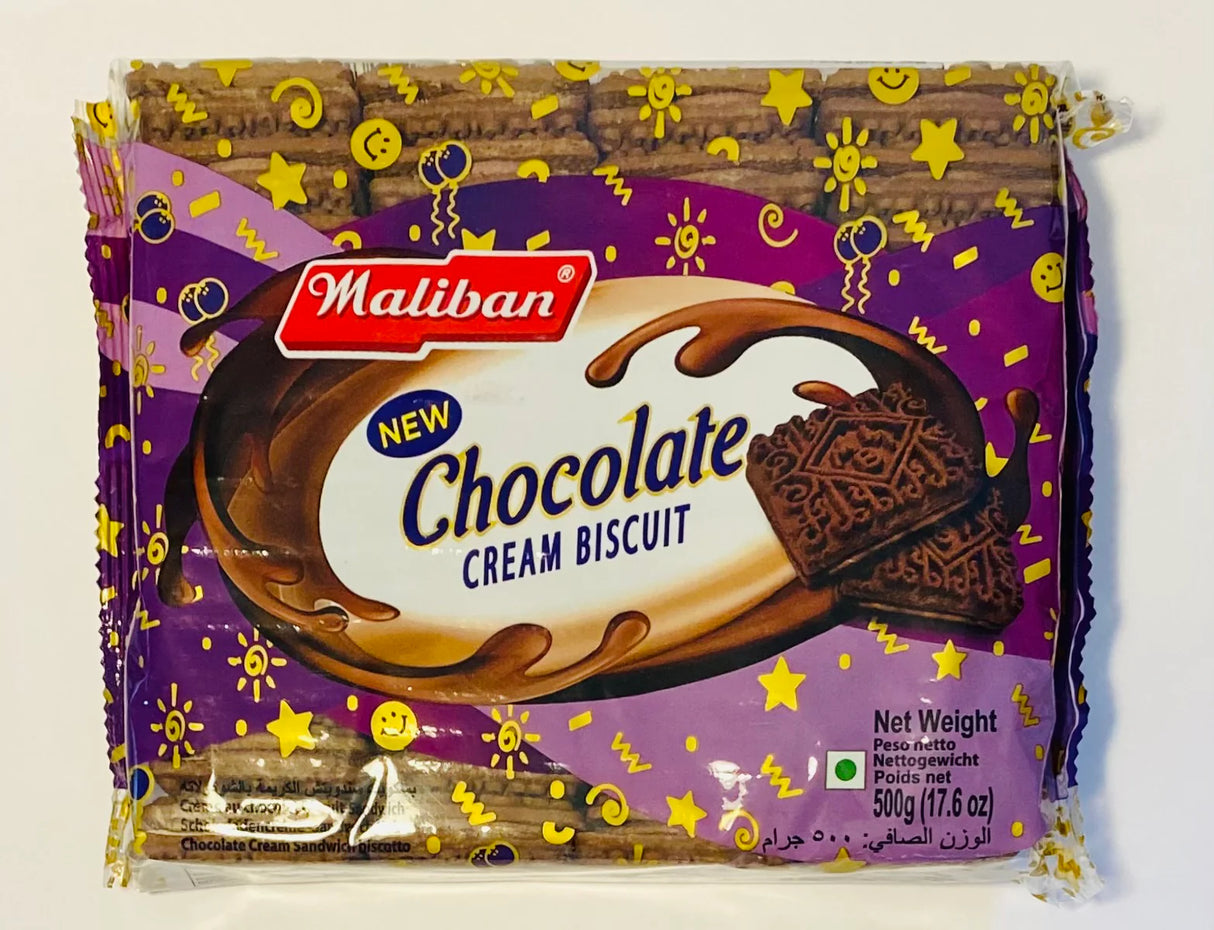 Maliban Chocolate Cream Sandwich Biscuit 500g