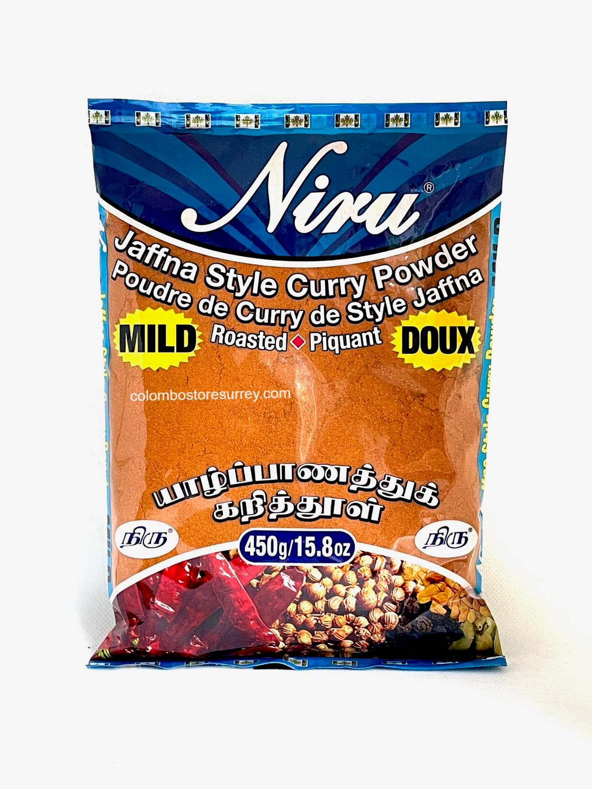 Niru Jaffna Style Curry Powder 450g Mild