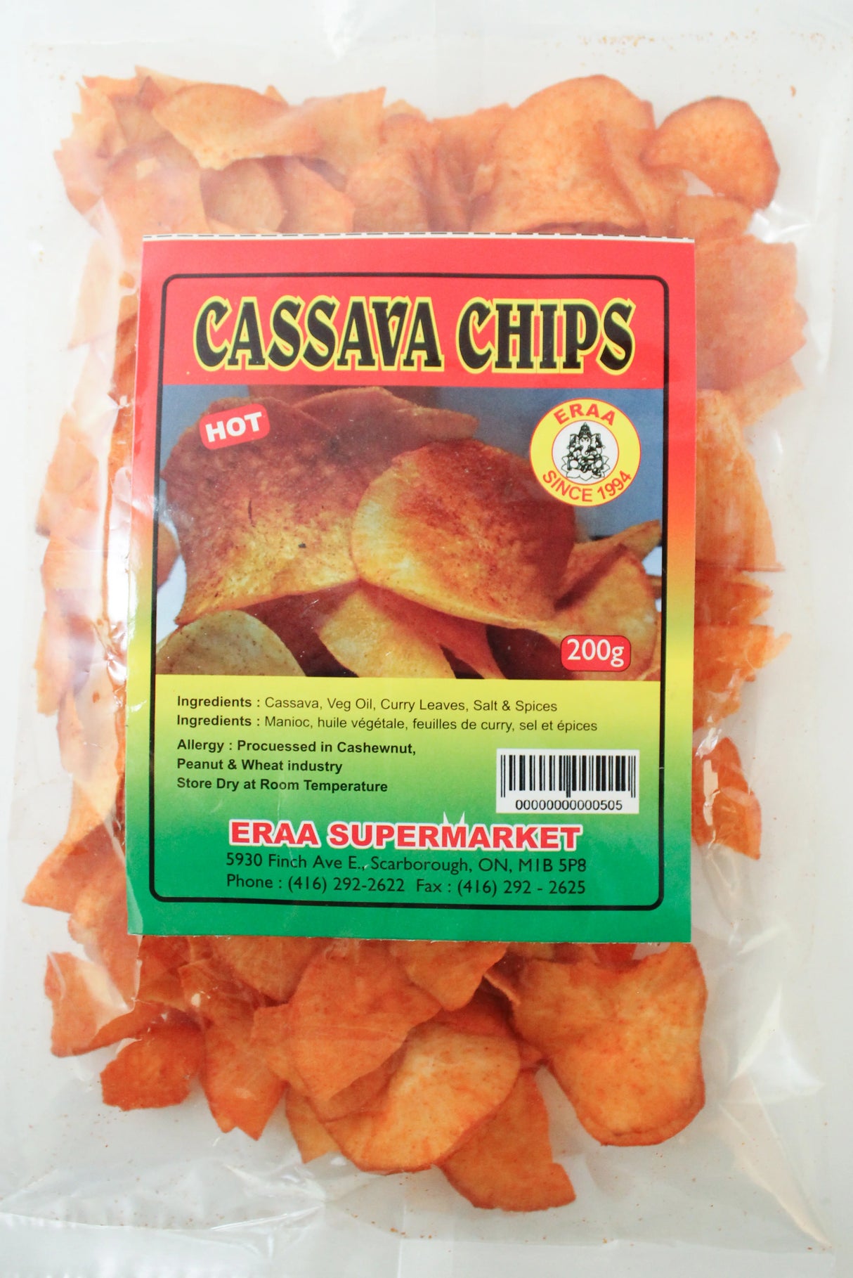 Eraa Cassava Chips 175g