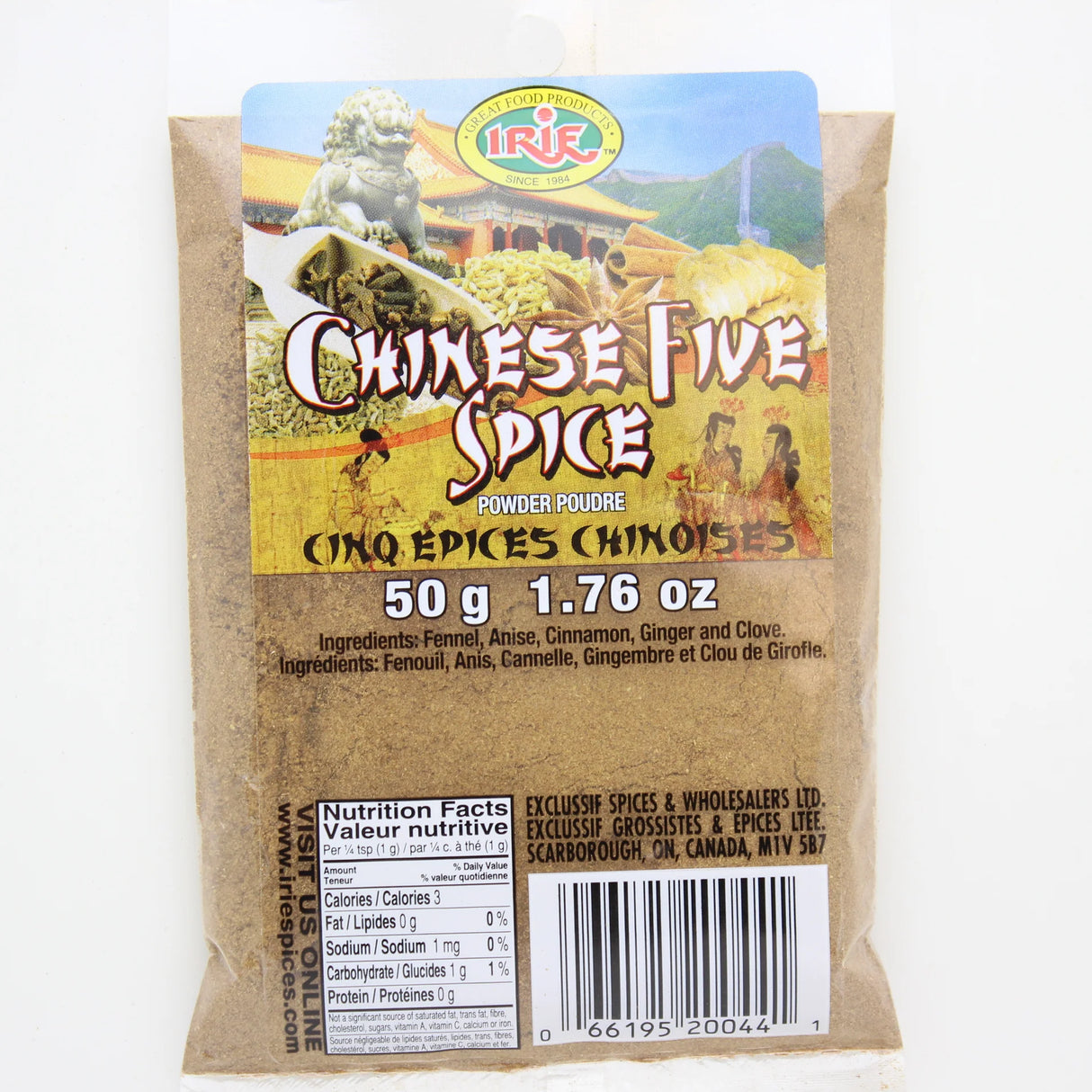 Irie Chinese Five Spice 50g