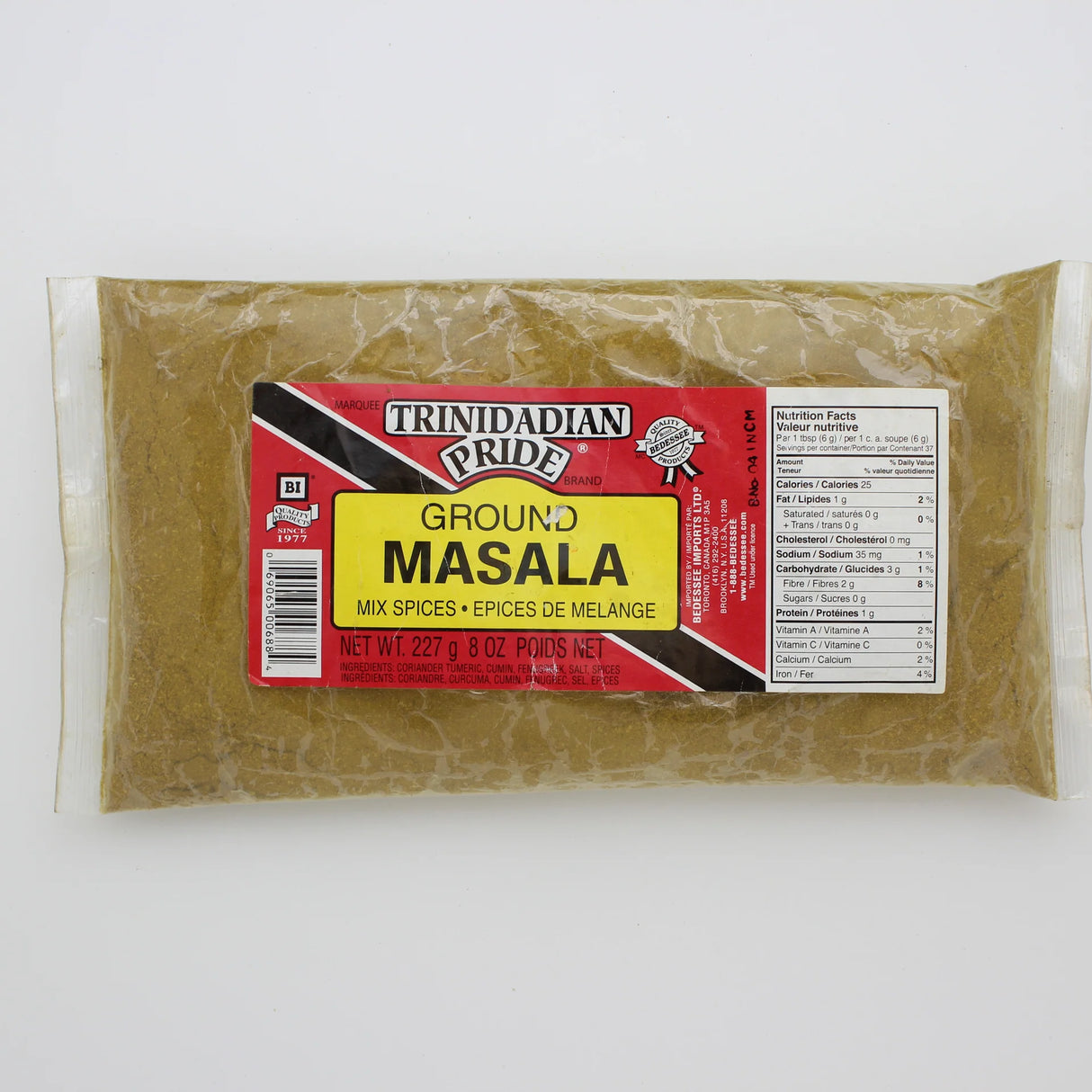 Trinidadian Pride Ground Masala 227g