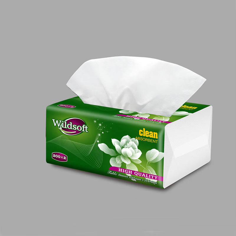 Wildsoft Green Tea Table Issues 240 Tissues