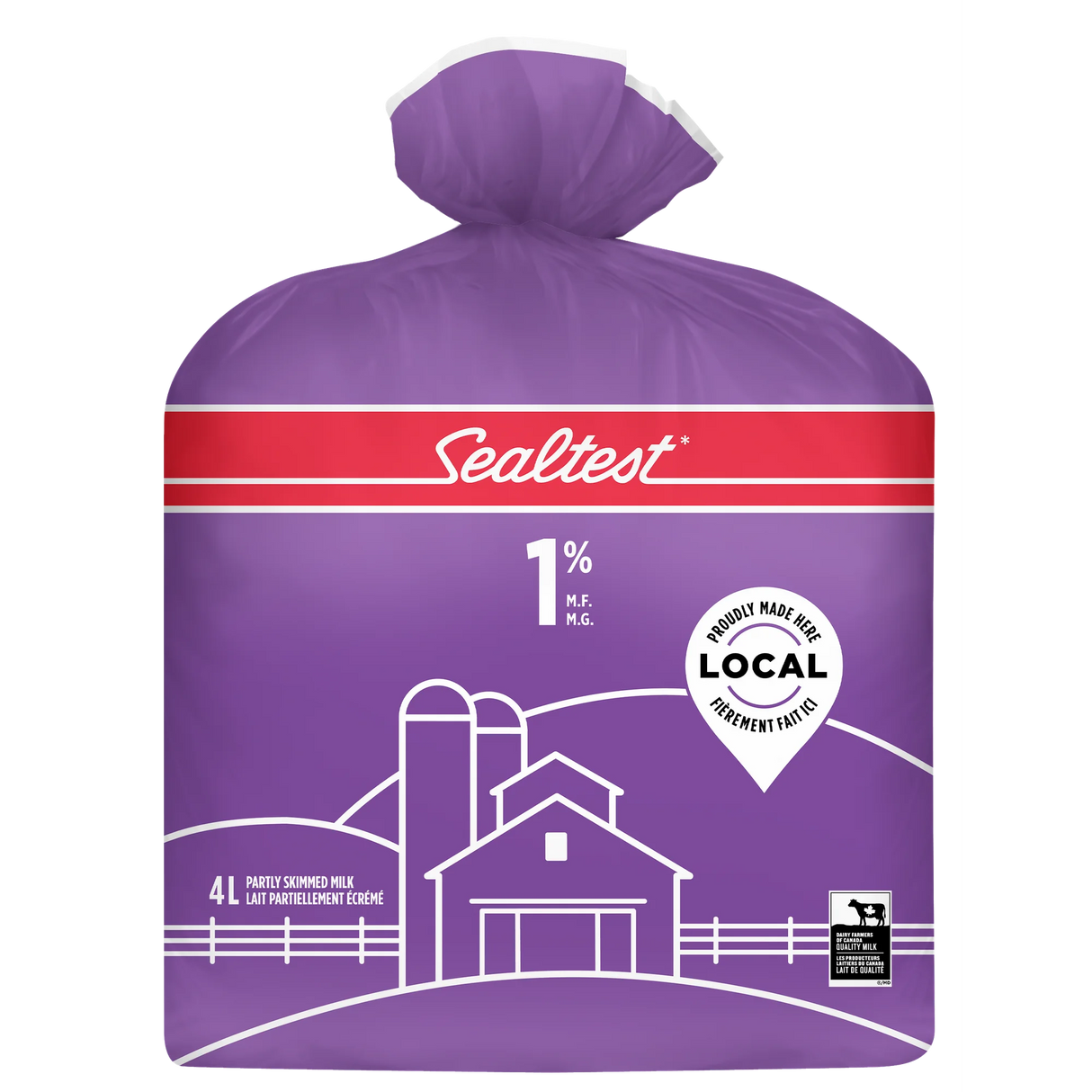 Sealtest 1% Milk Bag