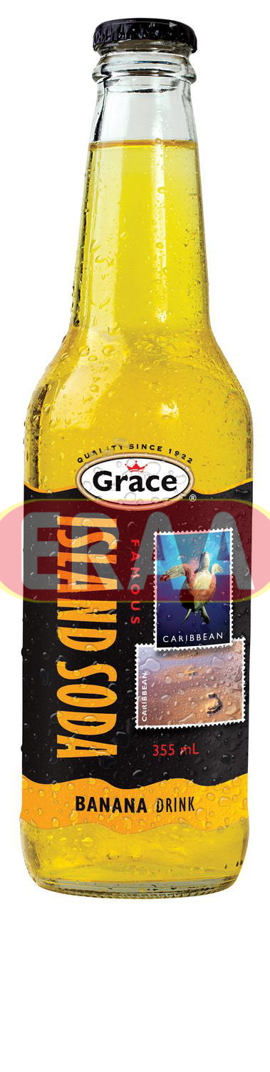 Grace Island Soda - Banana - 355ml