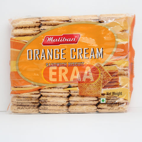 Maliban Orange Cream Sandwich Biscuit 500g