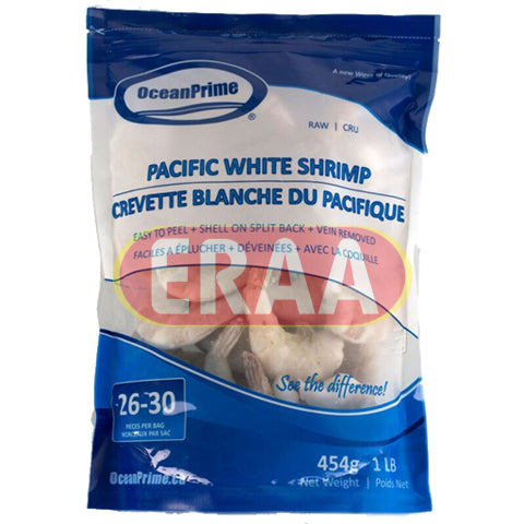 Ocean Prime White Pacific Shrimp 454g