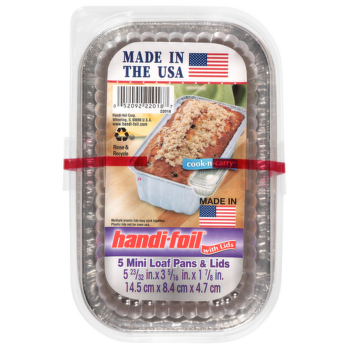 Handi-Foil Ultimates 5 Mini Loaf Pans
