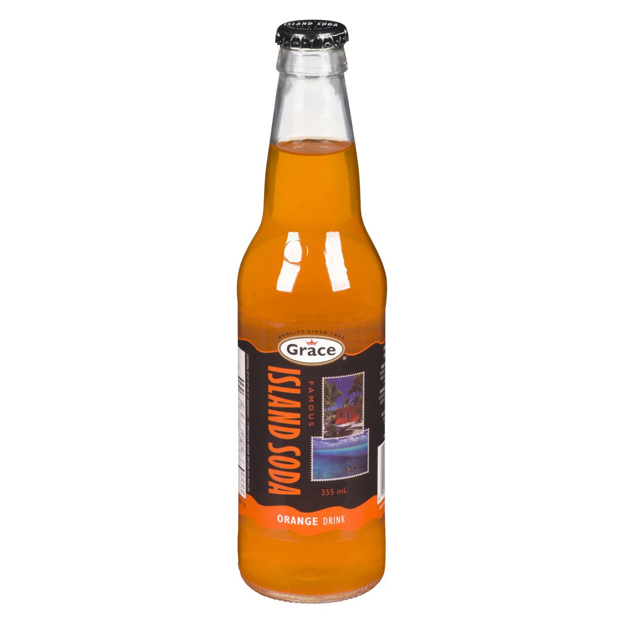 Grace Island Soda - Orange - 355ml