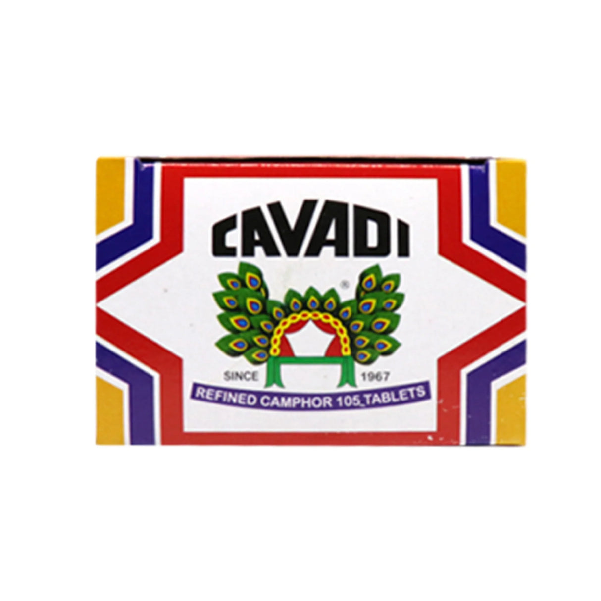 Cavadi Refined Camphor 105 Tablets