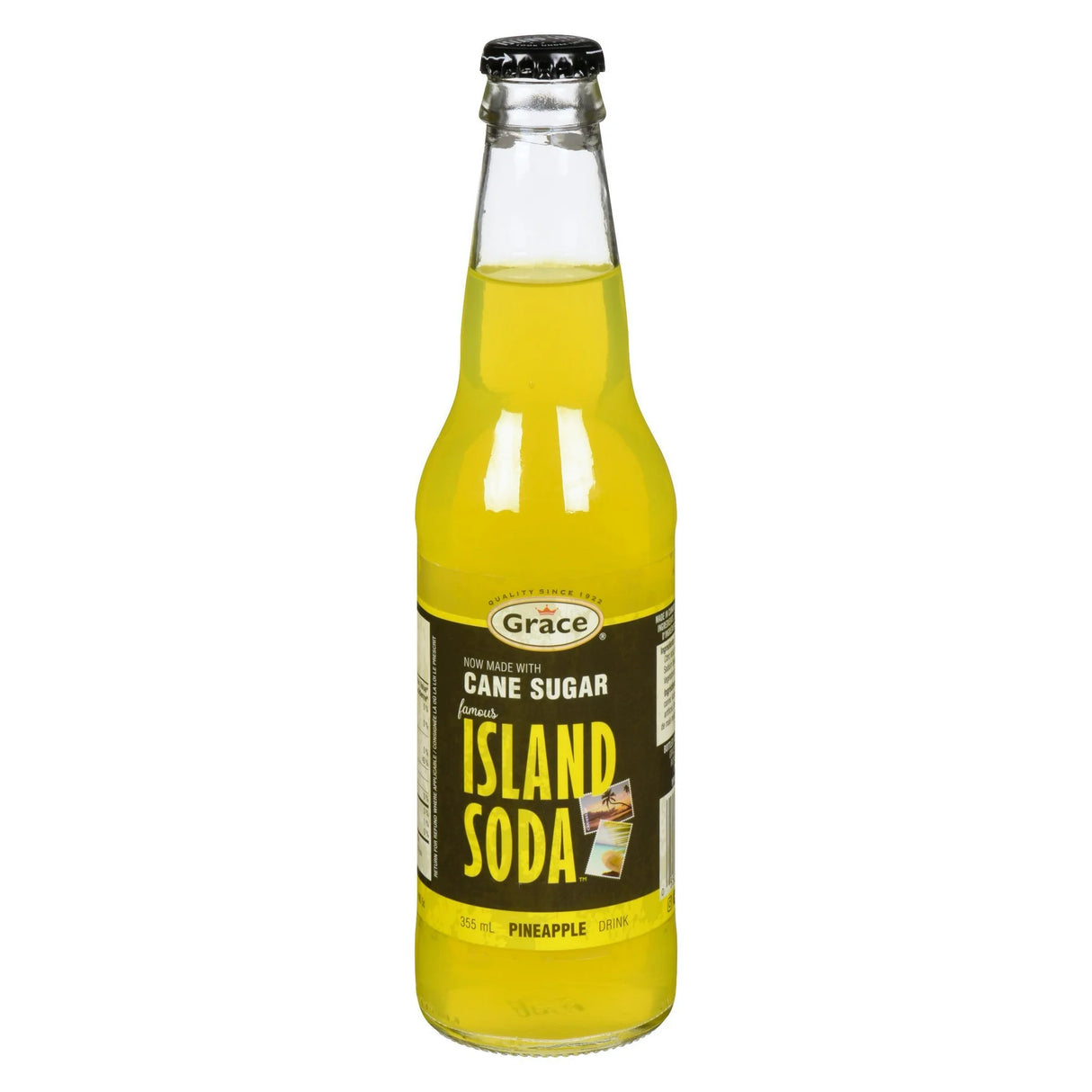 Grace Island Soda - Pineapple Coconut - 355ml