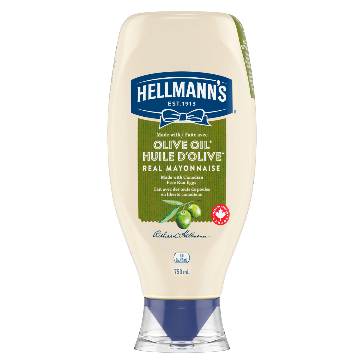 Hellmann's Olive Oil Mayonnaise 750ml