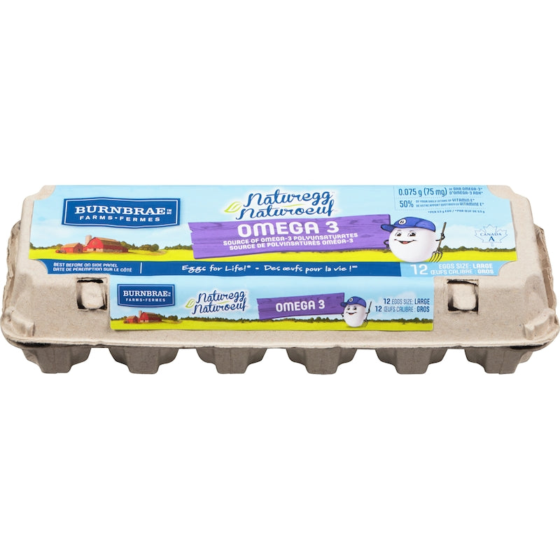 BurnBrae Farms Omega 3 Large White Egg (12)