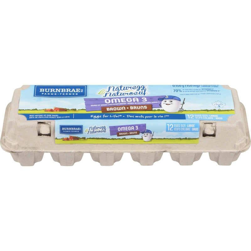 BurnBrae Farms Omega 3 Large Brown Egg (12)