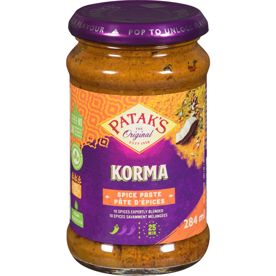 Patak's Korma Curry Paste 284ml