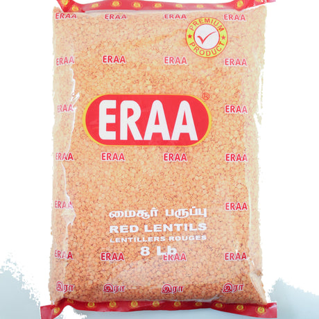 Eraa Red Lentils 8lbs