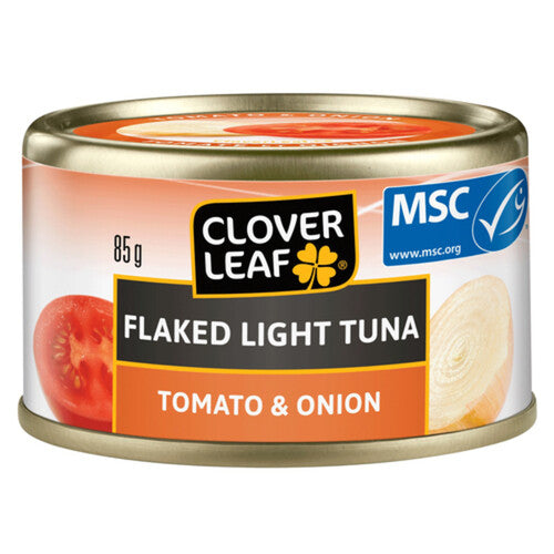 Clover Leaf Flaked Light Tune Tomato & Onion 85g