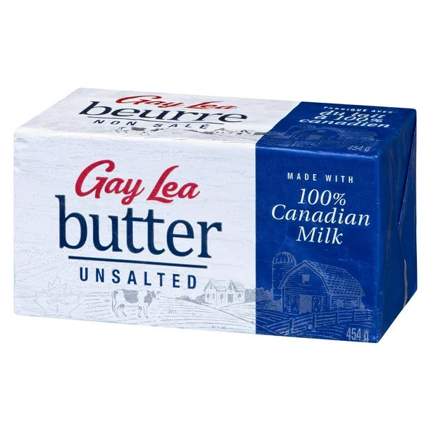 Gay Lea Butter 454g Unsalted
