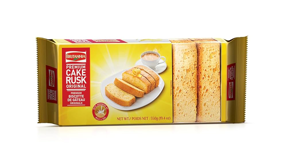 Britannia Premium Cake Rusk Original 550g