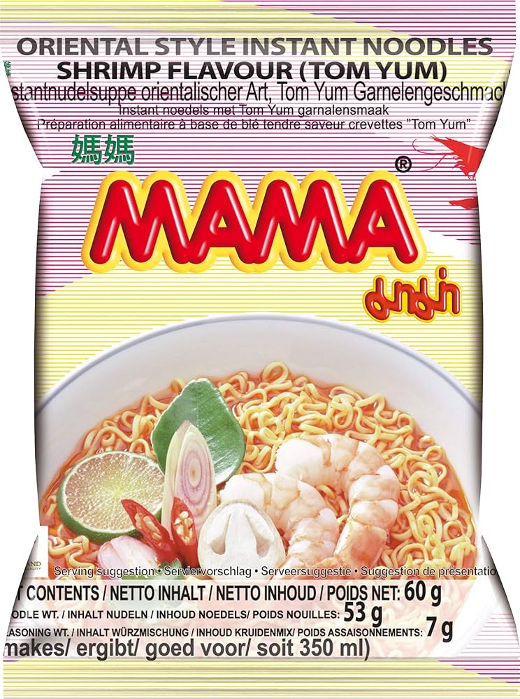 Mama Oriental Style Instant Noodles Shrimp Flavour 60g