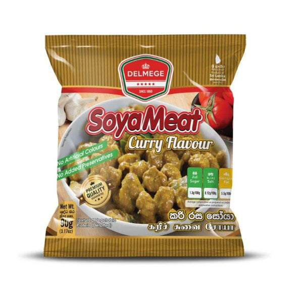 Delmega Soya Meat Curry Flavour 90g