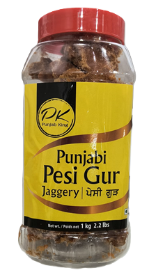 PK Punjabi Pesi Gur Jaggery 1kg