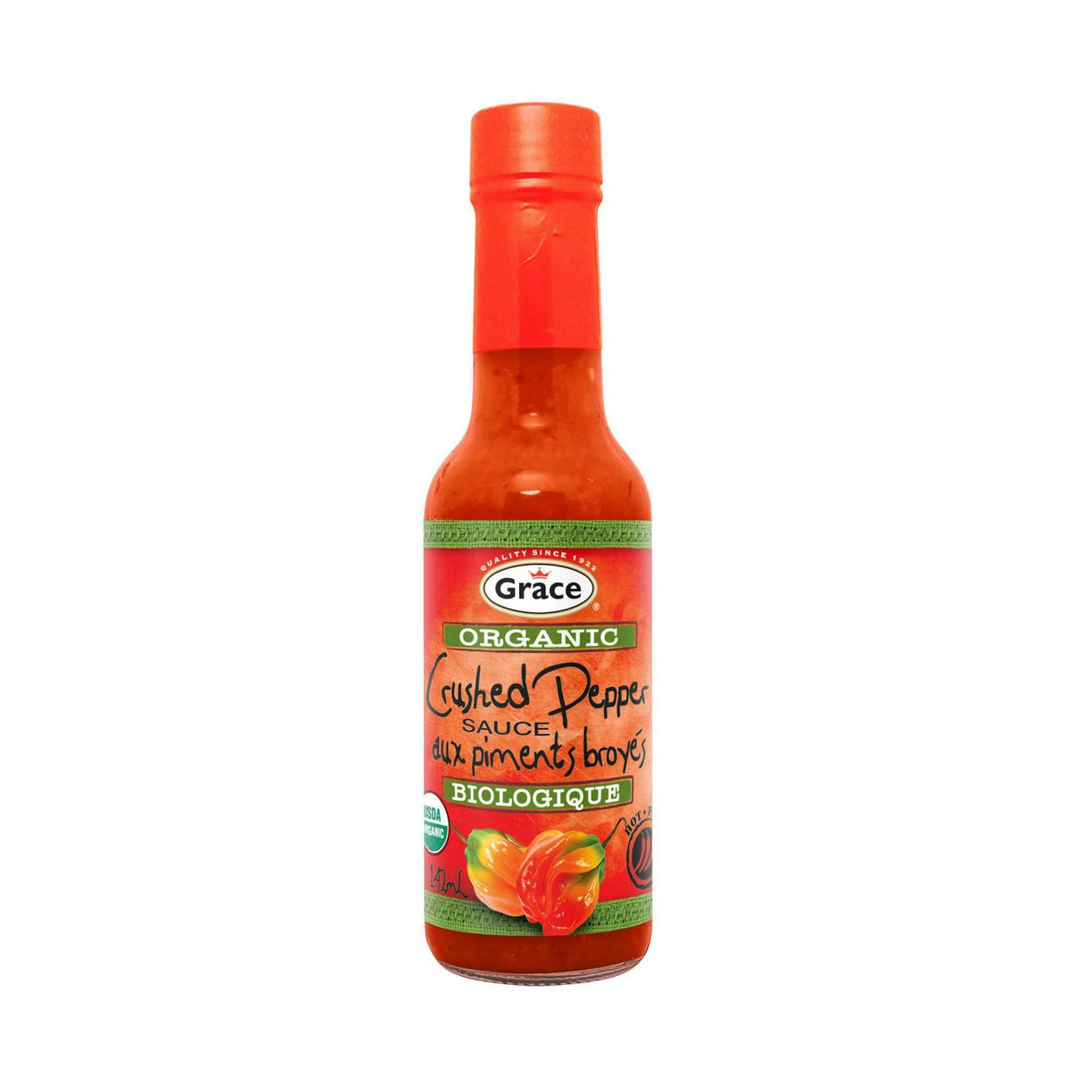 Grace Organic Crushed Pepper 142ml