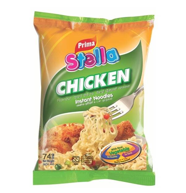 Prima Stella Chicken Instant Noodles 74g