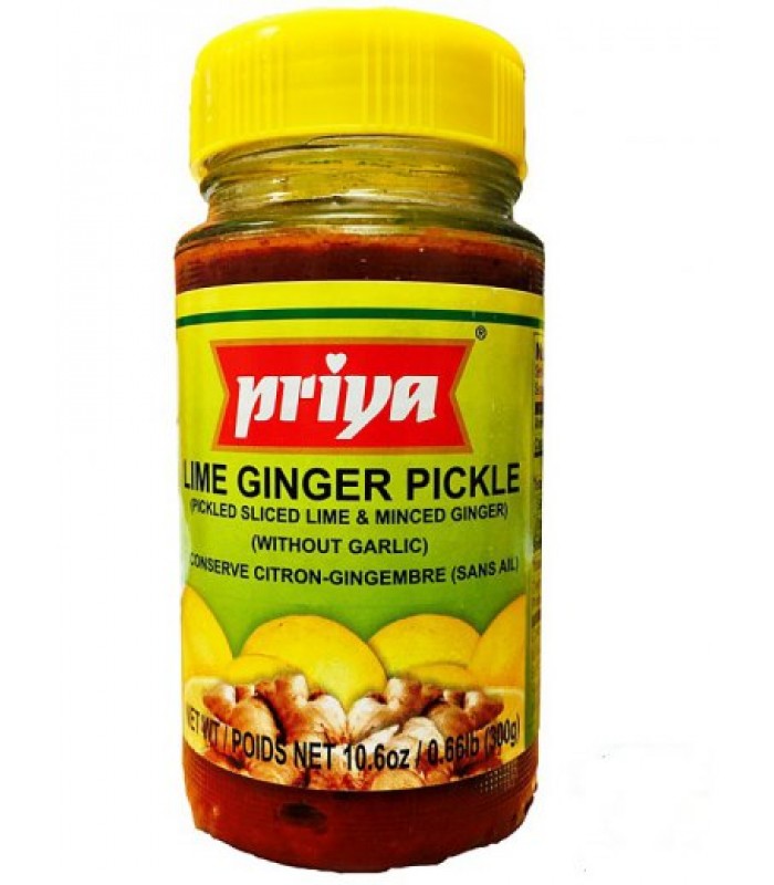 Priya Lime Ginger Pickle 300g