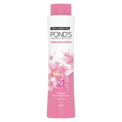 Pond's Dreamflower Fragrant Talc Pink Lily 400g