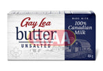 Gay Lea Butter 454g Unsalted