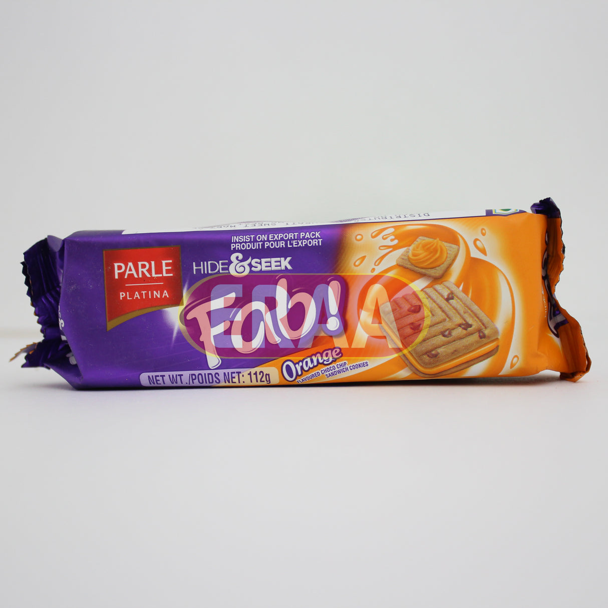 Parle Fab Orange Cookies Sandwich 112g