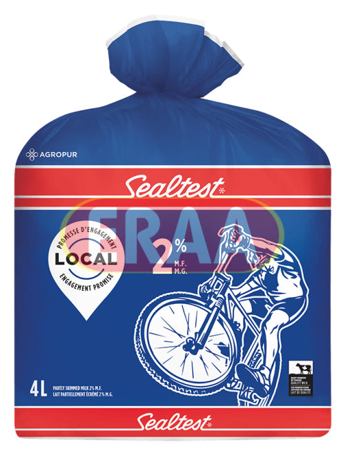 Sealtest 2% Milk Bag